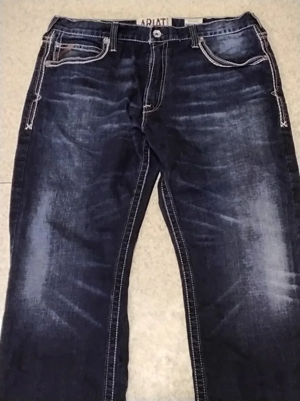 Ariat M5 Coltrane Slim Straight Jeans 40x32 Nightingale Stretch Stackable Boot